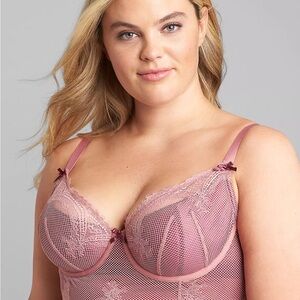 Gorgeous Pink Lace Lingerie Top